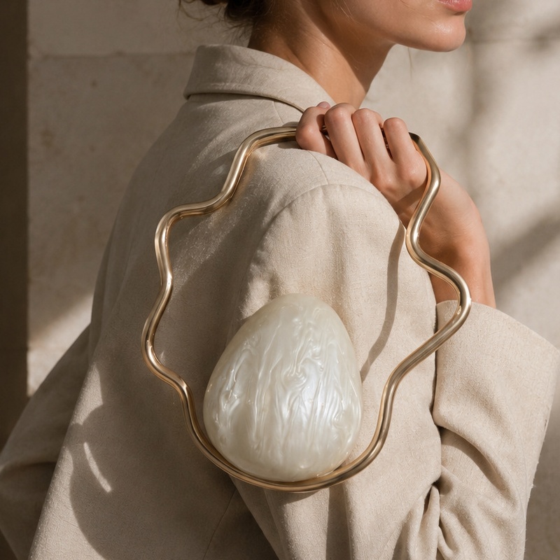 Mini Bag Evening Clutch - Bolso de mano mini de acrílico
