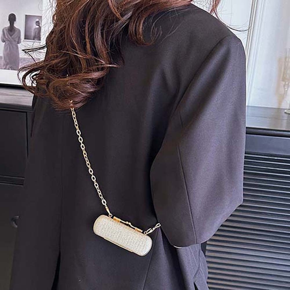 Bolso de cadena con diamantes  - Mini Bag Evening Clutch reseña y precio