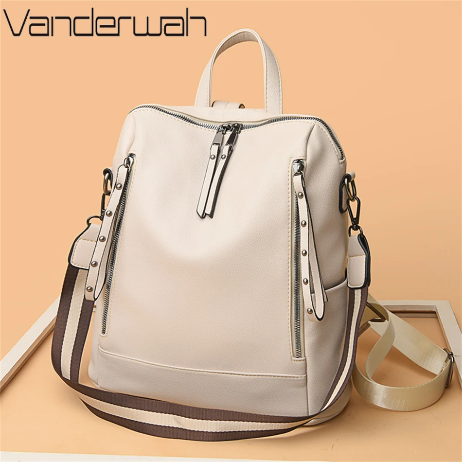 Mochila De cuero suave para es - Luxury Bags Quality reseña y precio