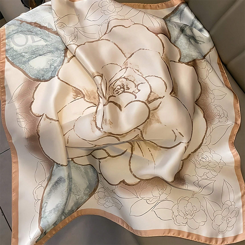 Bufanda cuadrada de seda satin - Luxury Bags Quality reseña y precio